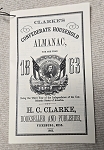 1863 Confederate Almanac